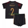 Maillot de Supporter Allemagne Antonio Rudiger 2 Extérieur Coupe du Monde 2022 Pour Enfant